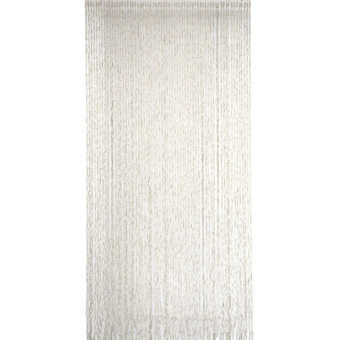 RIDEAU PORTE COTON POLYESTER BOUCLE 90X200CM NATUREL