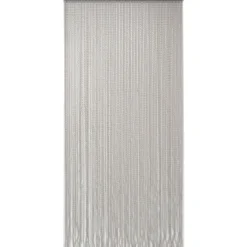 RIDEAU PORTE LANIERES TORSADES 90X210CM ECRU