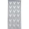 RIDEAU PORTE STICK BAMBOU IMPRIME CHEVRON 90X200CM GRIS