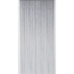 RIDEAU PORTE STICK BAMBOU 90X200CM GRIS