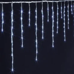 RIDEAU STALACTITE 240 LEDS BLANC FROID