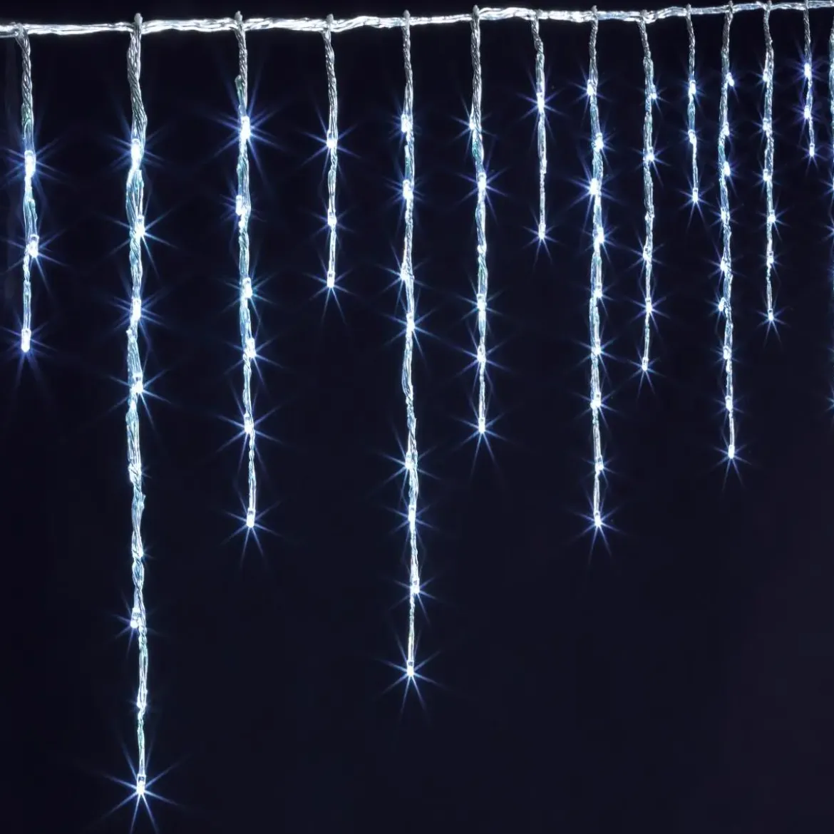 RIDEAU STALACTITE 240 LEDS BLANC FROID