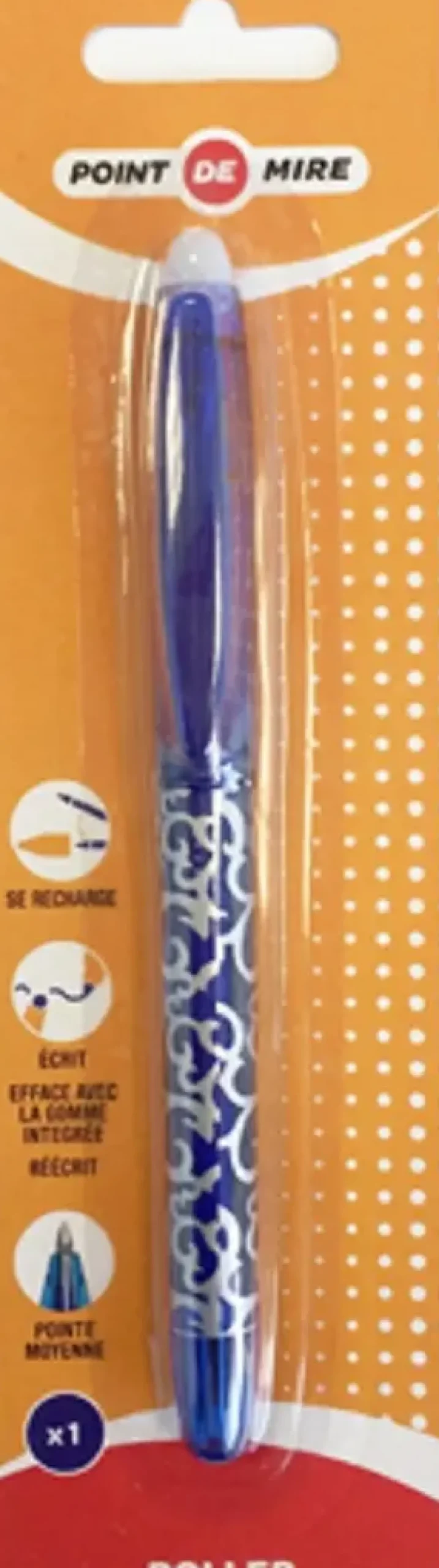 ROLLER THERMO POINTE MOYENNE EFFACABLE BLEUE