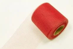 ROULEAU TULLE UNI 8CM X 20M ROUGE