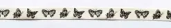 RUBAN COTON PAPILLONS NOIR 1.5 CM X 2 M