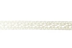 RUBAN DENTELLE COTON BLANC 1.5CMX2M
