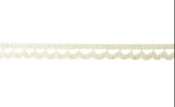 RUBAN DENTELLE COTON ECRU BRELOQUE 1CMX2M