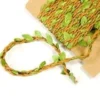 RUBAN FEUILLE BICOLORE 2M NATUREL