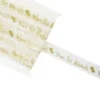RUBAN ORGANZA IMPRESSION METAL VIVE LES MARIES 5M