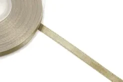 RUBAN SATIN SIMPLE FACE 6MM X 25M TAUPE