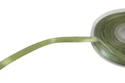 RUBAN SATIN SIMPLE FACE 6MM X 25M VERT