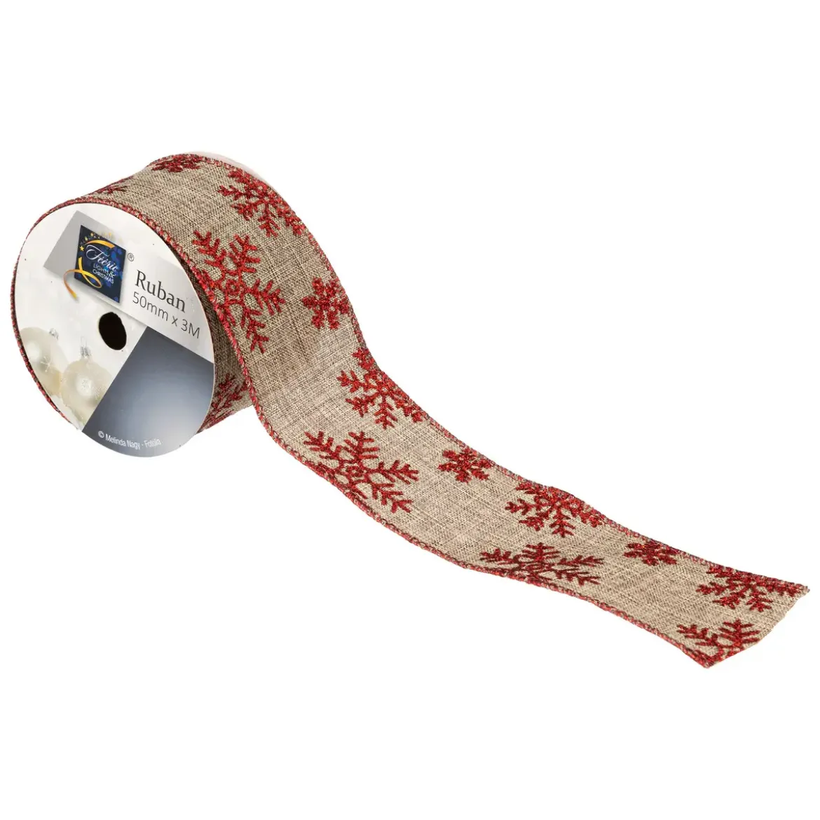 RUBAN TEXTILE IMPRIME 5CMX3M