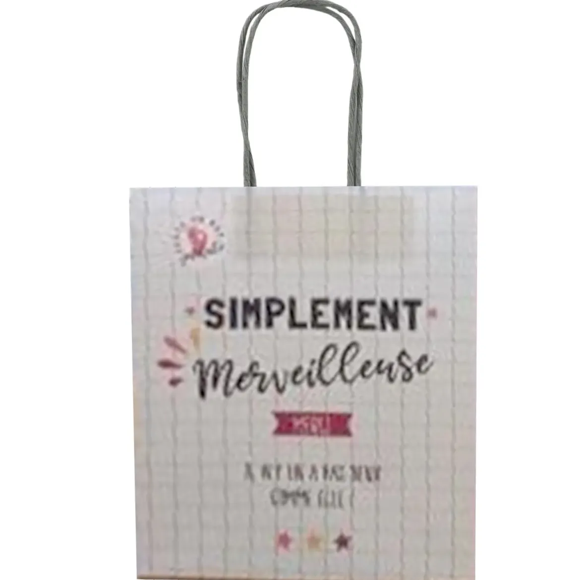 SAC CADEAU MERCI MAITRESSE