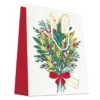 SAC PREMIUM BOUQUET NOEL 26X32CM