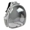 SAC A DOS TRANSPORT ANIMAUX CAPSULE TRANSPARENTE GRIS