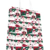 SAC CABAS KRAFT BLC PF PERE NOEL PF 18X23CM