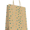 SAC CABAS KRAFT BRUN PF POIS METAL 24X32CM