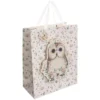 SAC CADEAU DOUCEUR NEIGES D.26.7X12.5X33CM