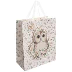 SAC CADEAU DOUCEUR NEIGES D.26.7X12.5X33CM