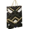 SAC CADEAU GEOMETRIQUE D.33X10.2X45.5CM