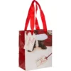 SAC CADEAU IMPRIME PERE NOEL D.11.5X14X6CM