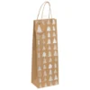 SAC CADEAU KRAFT HOLOGRAPHIQUE BOUTEILLE