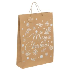 SAC CADEAU KRAFT HOLOGRAPHIQUE D.33X10.2X45.5CM