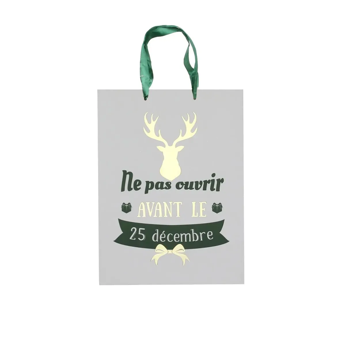 SAC CADEAU NOEL 21.5X8X28.5CM