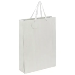 SAC CADEAU PAILLETTE ARGENT D.33X10.2X45.5CM