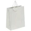 SAC CADEAU PAILLETTE ARGENT D.26.7X13.7X33CM