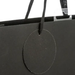 SAC CADEAU PAILLETTE NOIR D.33X10.2X45.5CM