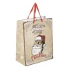 SAC CADEAU PERE NOEL D.26.7X12.5X33CM