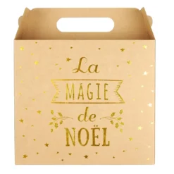 SAC CADEAU PLIABLE NOEL 27X14X24CM