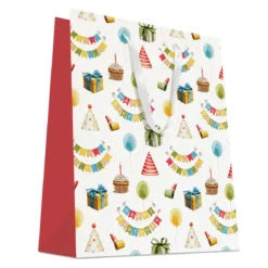 SAC CADEAUX ANNIVERSAIRE 18X23CM