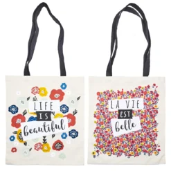 SAC EN TOILE LIBERTY 38X40CM