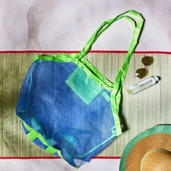 SAC FILET DE PLAGE 45X26CM