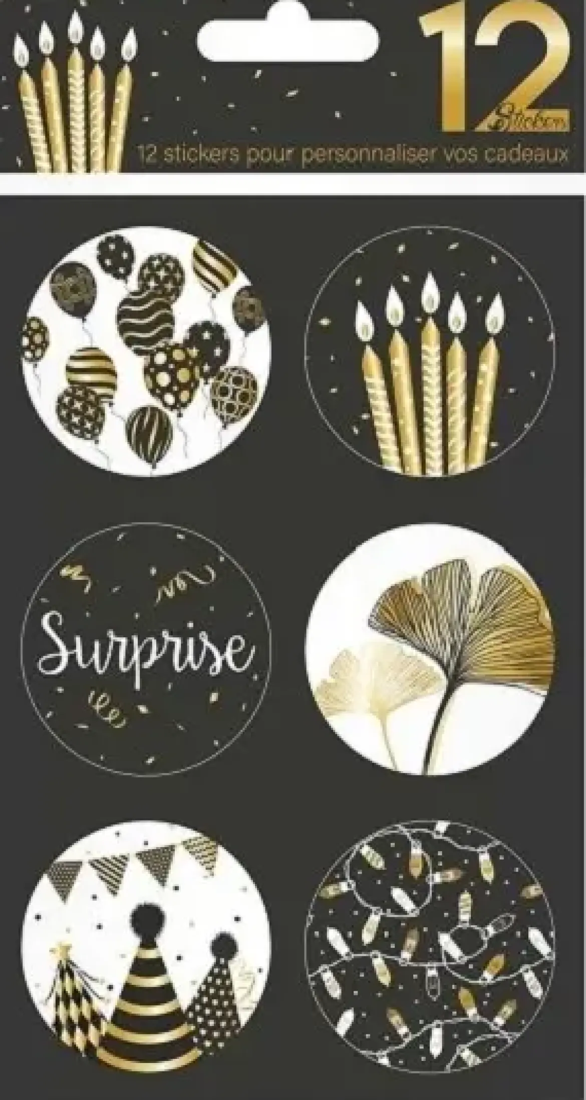 SACHET ETIQUETTE ADHESIVE CHIC
