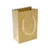 SACHET PAPIER KRAFT AVEC CORDELETTE X6 PIECES