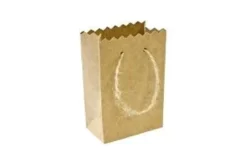 SACHET PAPIER KRAFT AVEC CORDELETTE X6 PIECES