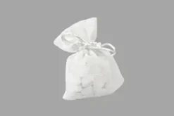 SACHET TOILE PASTEL X4 PIECES BLANC