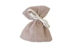SACHET TOILE PASTEL X4 PIECES ROSE