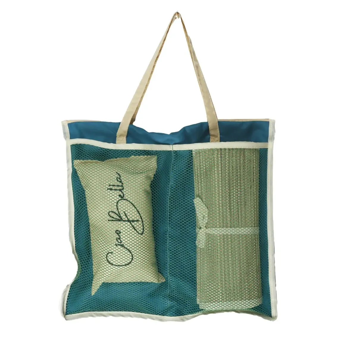 SAC NATTE PLAGE ET COUSSIN 180X60CM