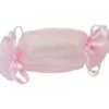 SAC ORGANZA FORME BONBON X6 PIECES ROSE