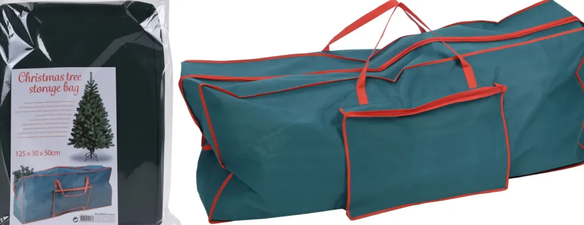 SAC RANGEMENT SAPIN NOEL 125X30CM