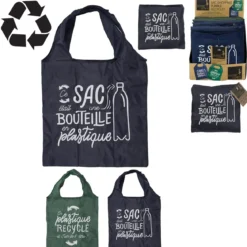 SAC SHOPPING PLIABLE RECYCLE 38X60CM