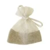 SAC TOILE ET DENTELLE X5 PIECES