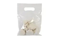 SAC TRANSPARENT AVEC ANSE 16X23CM X12 PIECES
