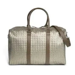 SAC WEEK END TRESSE 45X27X15CM OR
