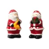 SALIERE ET POIVRIERE PERE NOEL H.8CM