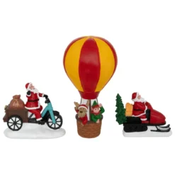 SANTON VILLAGE DE NOEL TRANSPORT PERE NOEL